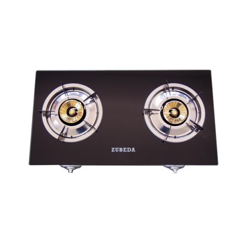 Zubeda (TGH 212) Two Burner Glass Table Top Cooker- deluxe.com.ng
