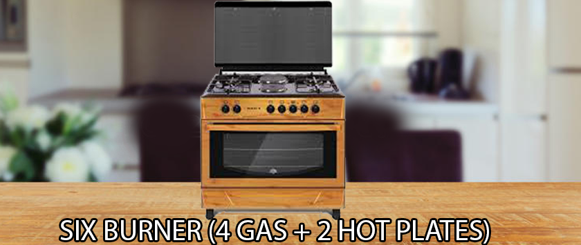 6 burner gas cooker