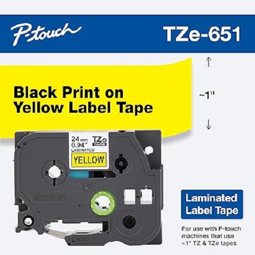 BROTHER LABELING TAPES TZE-651 - deluxe.com.ng