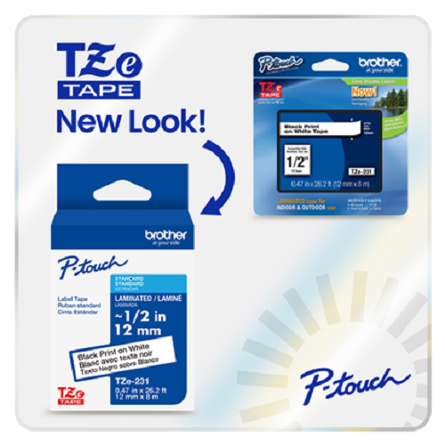 BROTHER LABELING TAPES  TZE-261 - deluxe.com.ng