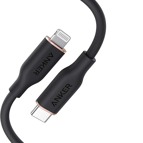Anker Powerline III Lightning Cable |A8812H11|- 3FT - Black | White - deluxe.com.ng