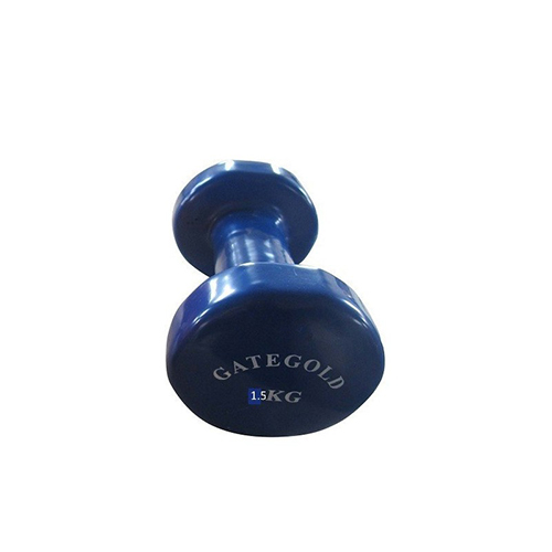 GATEGOLD JDB12.15 VINYL DIPPING DUMBBELL (In Pair) - 1.5KG - Deluxe.com.ng